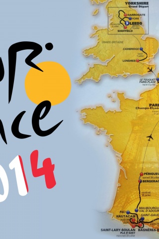 Tour De France 2014 Route Map