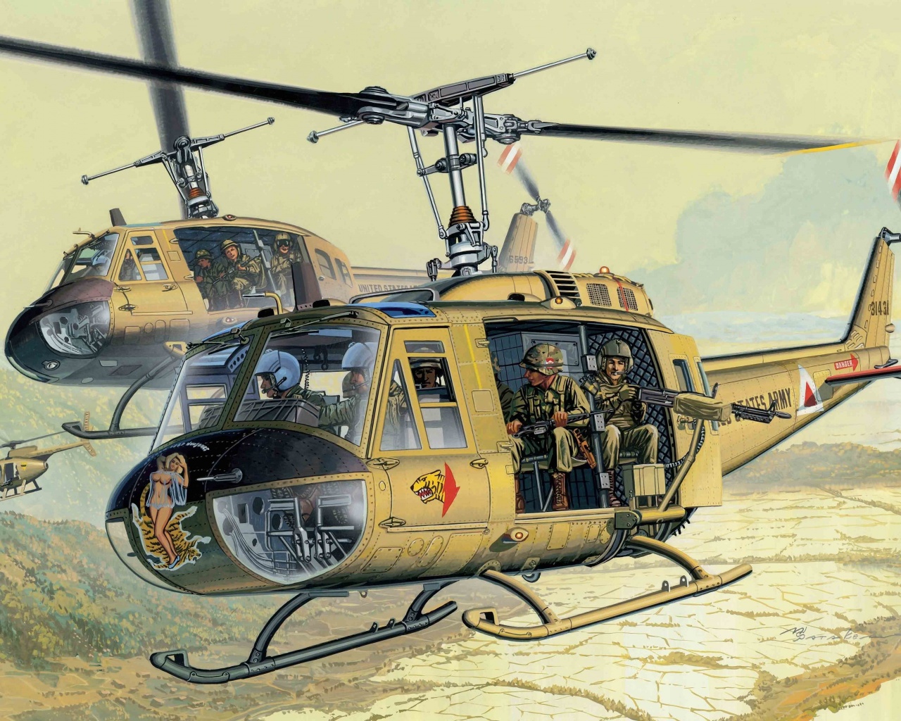 U.S. Army Bell UH-1D Iroquois
