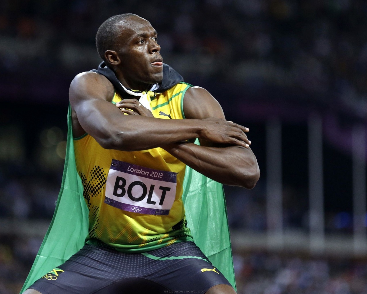 Usain Bolt Jamaica Sprinting Athletes Olympic Games Cool Pose