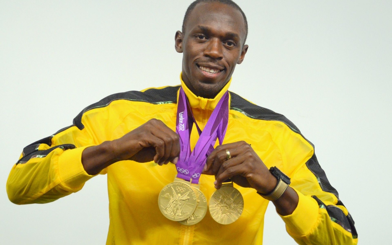 Usain Bolt Jamaica Sprinting Champion Athletes London Olympic Games