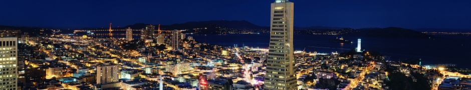 Ussan Francisco California Usa Night Night City Landscape