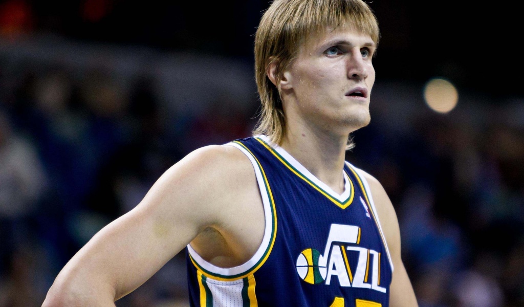 Utah Jazz American Professional Basketball Andrei Kirilenko