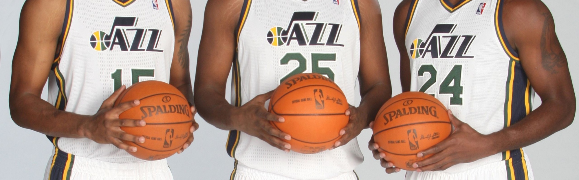 Utah Jazz American Professional Basketball Derrick Favors Al Jefferson Paul Millsap