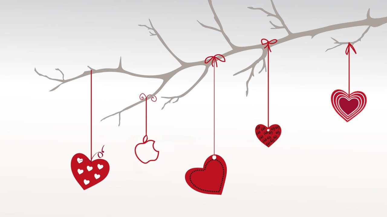 Valentines Day Hearts Branch