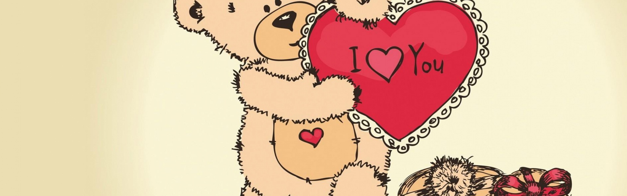 Valentines Day Teddy Bear Heart Gift