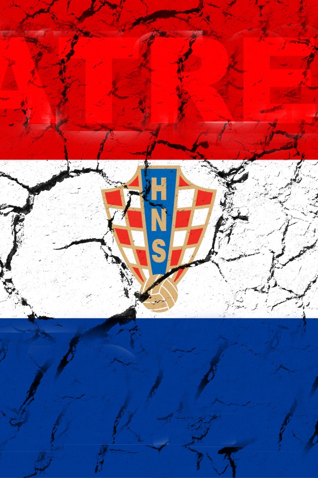 Vatreni Croatia Football Crest Logo