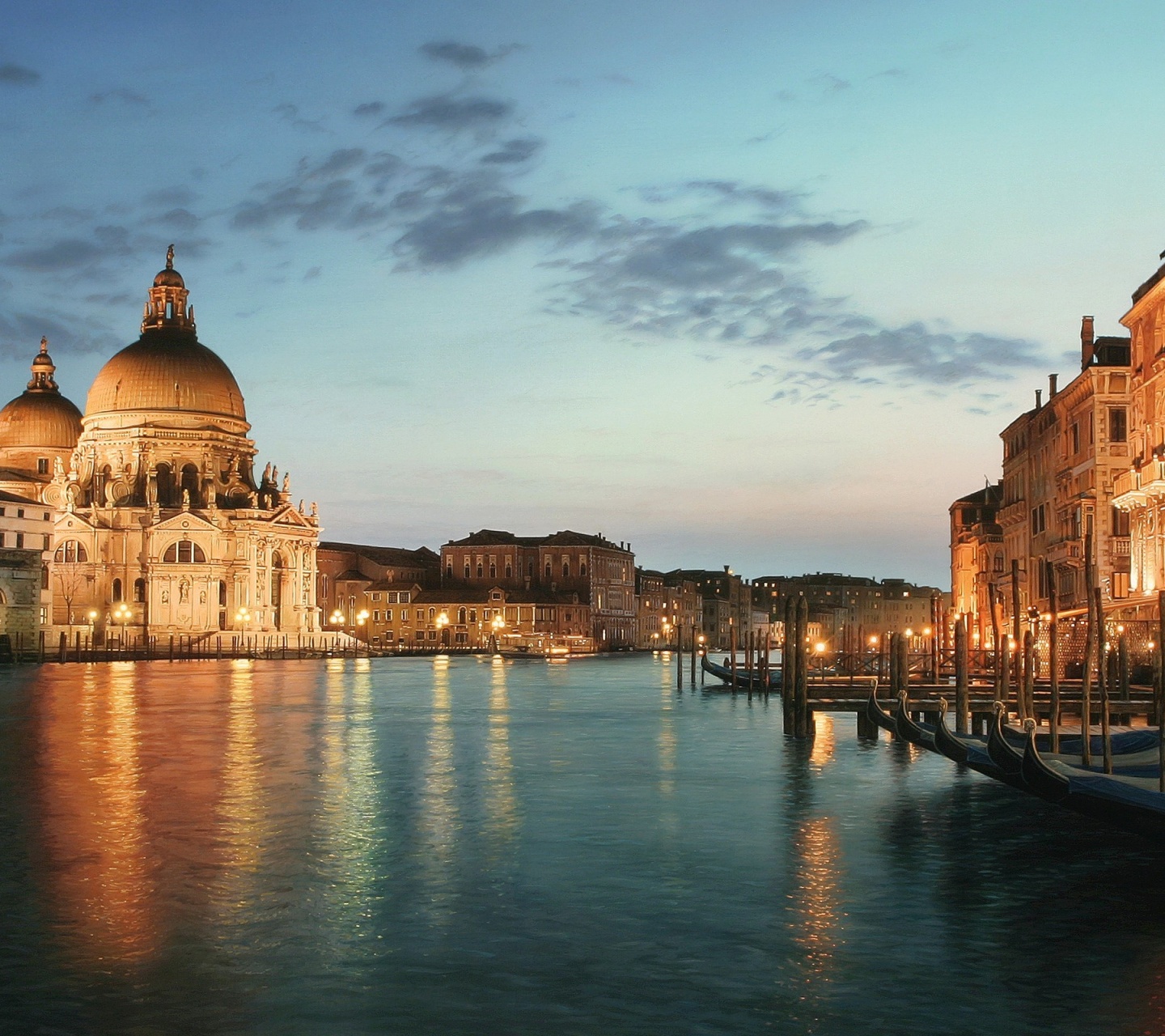 Venice - Grand Canal And Cathedral 