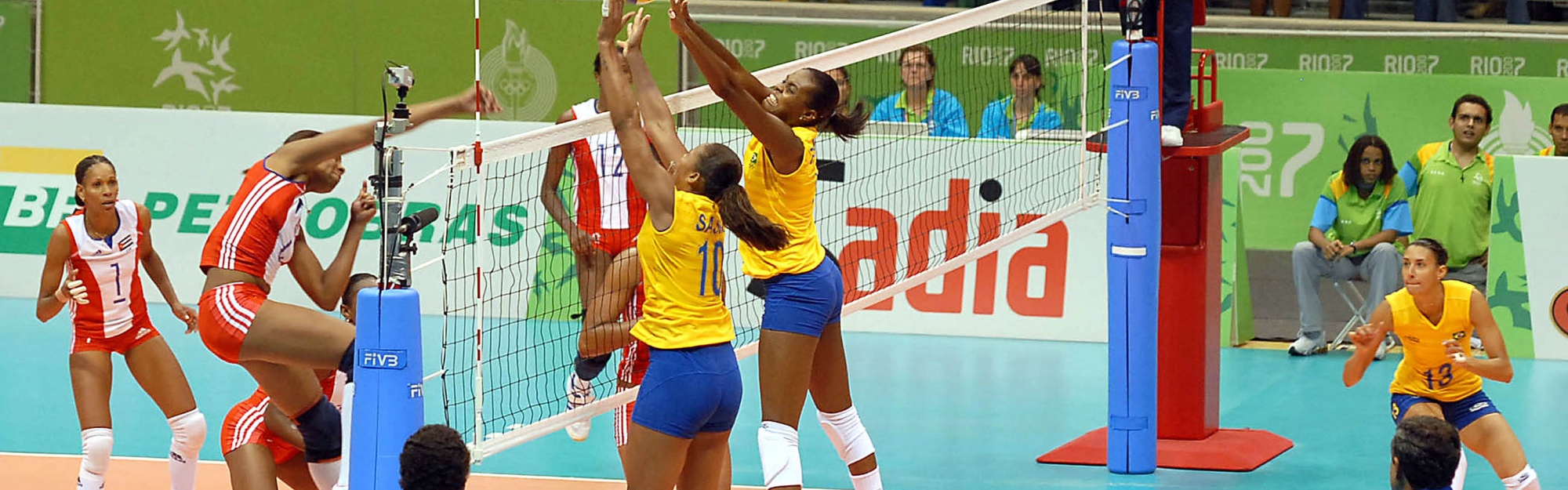 Volleyball Match - Cuba Vs Brazil