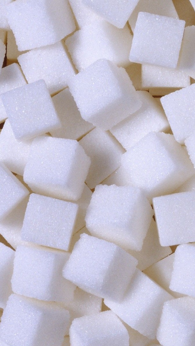 White Food Sugar Cubes