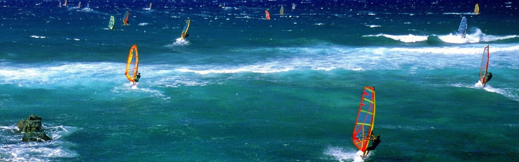 Wind Surfing Surfer Maui