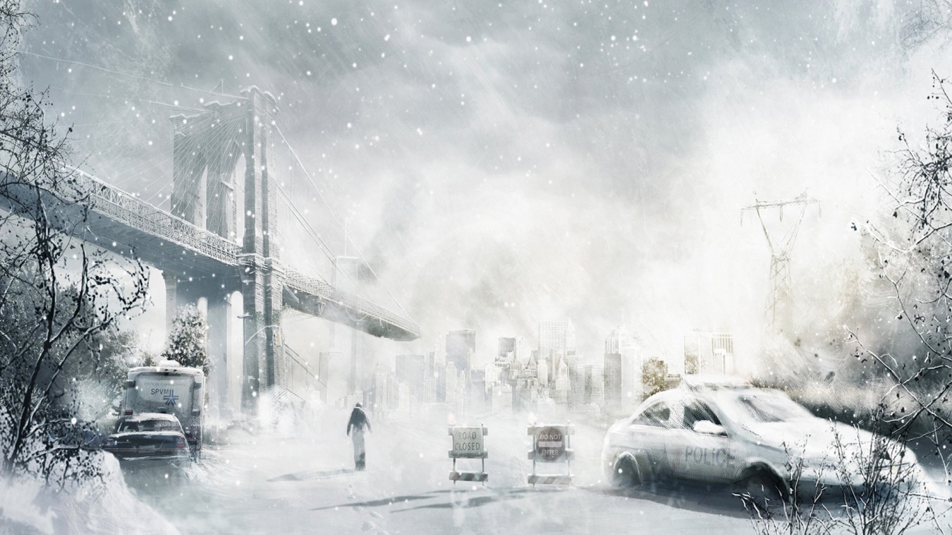 Winter Cityscapes Post-apocalyptic