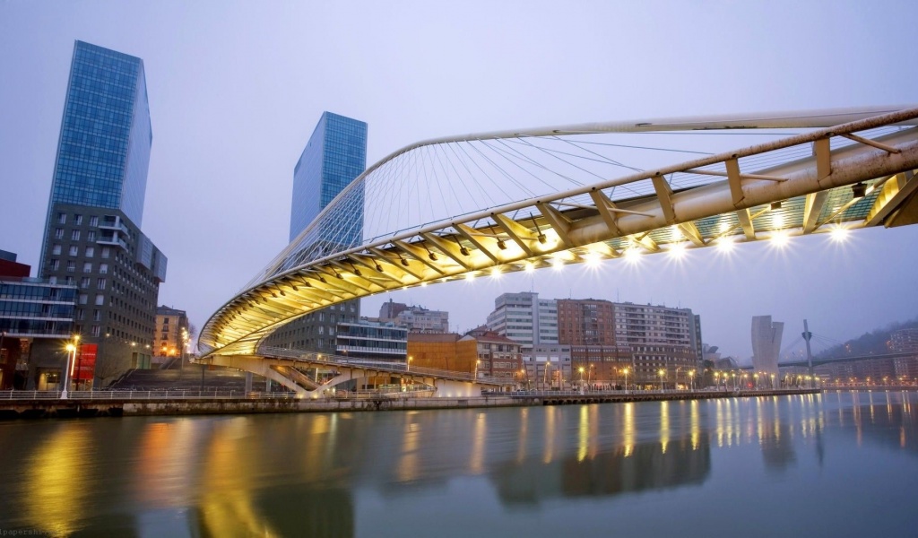 Wonderful Architecture Bilbao Bridge