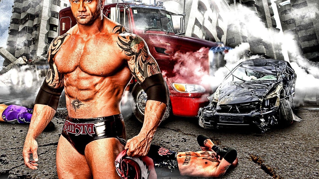 Wwe Villainous Enforcer Dave Batista